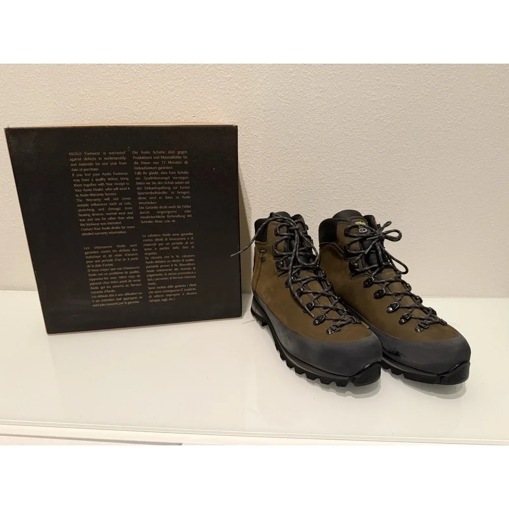 Asolo FSN 95 GTX Gore-Tex Hiking Boots Men's Sz 12 Waterproof Tundra New!
